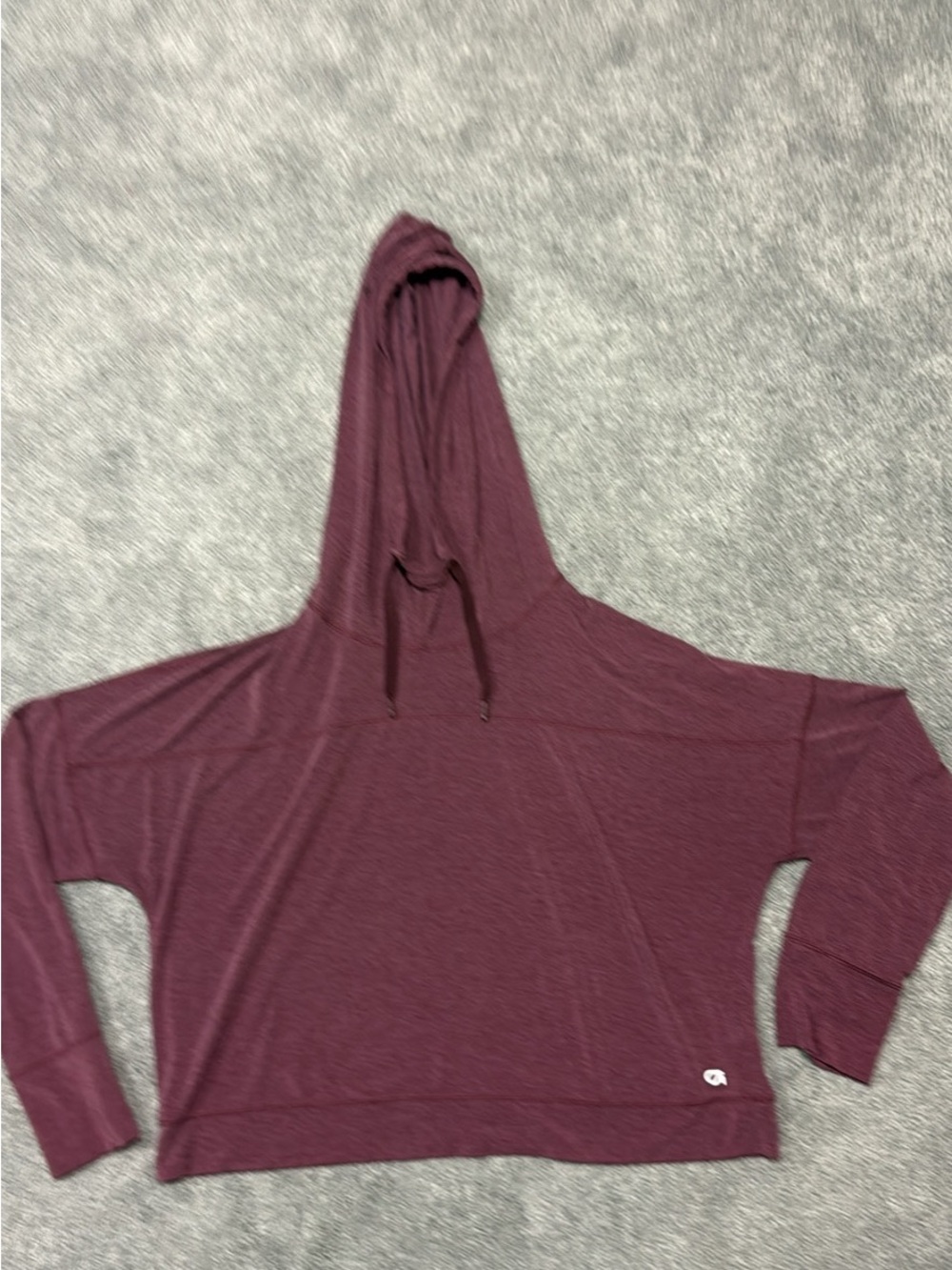 Gap Lightweight Wine-Mauve Hooded Pullover